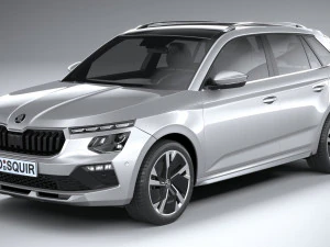 Skoda Kamiq 2024 3D Model