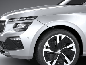 Skoda Kamiq 2024 Modelo 3D