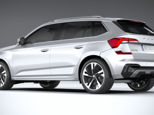 Skoda Kamiq 2024 Modelo 3D