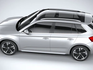 Skoda Kamiq 2024 3D Model