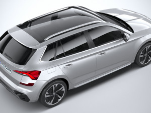 Skoda Kamiq 2024 Modelo 3D