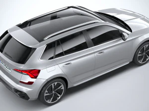 Skoda Kamiq 2024 3D Model