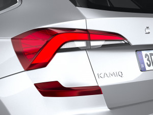 Skoda Kamiq 2024 Modelo 3D