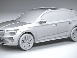 Skoda Kamiq 2024 3D Model