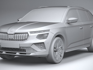Skoda Kamiq 2024 Modelo 3D