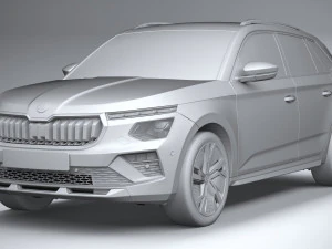 Skoda Kamiq 2024 3D Model