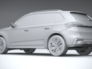 Skoda Kamiq 2024 Modelo 3D