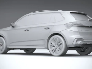 Skoda Kamiq 2024 3D Model