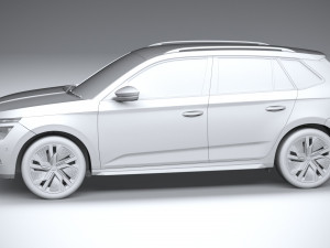 Skoda Kamiq 2024 Modelo 3D