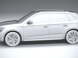 Skoda Kamiq 2024 3D Model