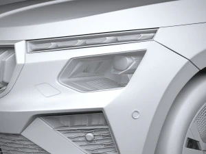 Skoda Kamiq 2024 3D Model