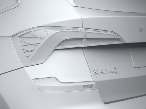 Skoda Kamiq 2024 Modelo 3D