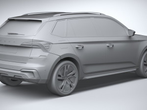 Skoda Kamiq 2024 Modelo 3D
