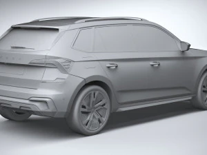 Skoda Kamiq 2024 3D Model