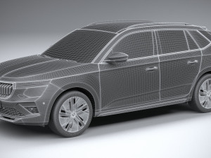 Skoda Kamiq 2024 Modelo 3D