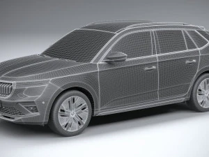 Skoda Kamiq 2024 3D Model