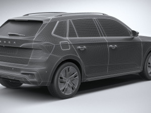 Skoda Kamiq 2024 Modelo 3D