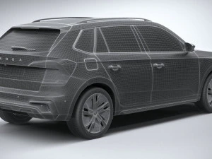 Skoda Kamiq 2024 3D Model