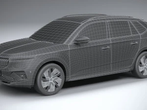 Skoda Kamiq 2024 3D Model
