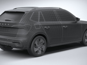 Skoda Kamiq 2024 Modelo 3D