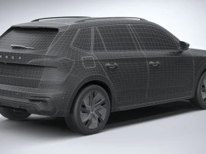 Skoda Kamiq 2024 3D Model
