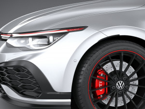 Volkswagen Golf GTI Clubsport 45 2021 Modello 3D