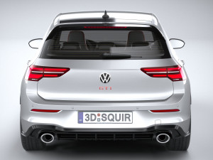 Volkswagen Golf GTI Clubsport 45 2021 Modello 3D