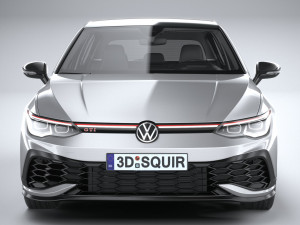 Volkswagen Golf GTI Clubsport 45 2021 Modello 3D