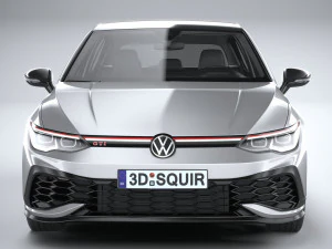Volkswagen Golf GTI Clubsport 45 2021 3D Model