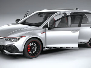 Volkswagen Golf GTI Clubsport 45 2021 3D Model