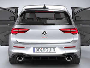 Volkswagen Golf GTI Clubsport 45 2021 3D Model
