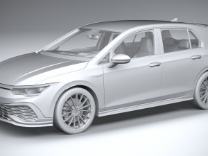 Volkswagen Golf GTI Clubsport 45 2021 Modello 3D