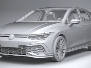 Volkswagen Golf GTI Clubsport 45 2021 3D Model