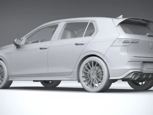 Volkswagen Golf GTI Clubsport 45 2021 3D Model
