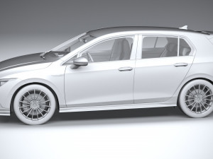 Volkswagen Golf GTI Clubsport 45 2021 Modello 3D