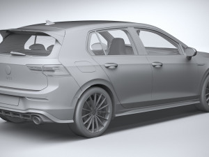 Volkswagen Golf GTI Clubsport 45 2021 Modello 3D