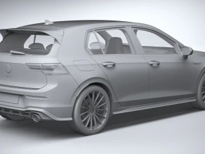 Volkswagen Golf GTI Clubsport 45 2021 3D Model