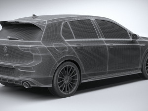 Volkswagen Golf GTI Clubsport 45 2021 Modello 3D