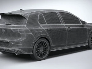 Volkswagen Golf GTI Clubsport 45 2021 3D Model