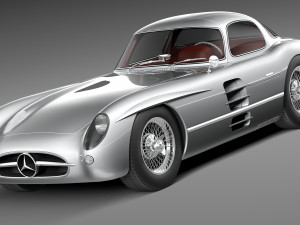 Mercedes-Benz 300 SLR 1955 3D Model
