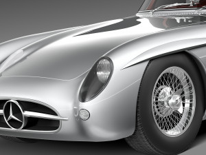 Mercedes-Benz 300 SLR 1955 3D Model