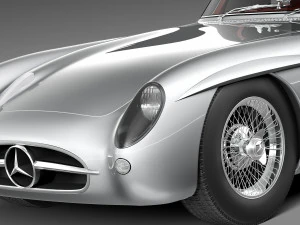 Mercedes-Benz 300 SLR 1955 3D Model