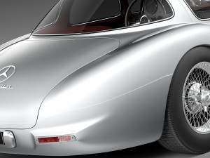 Mercedes-Benz 300 SLR 1955 3D Model