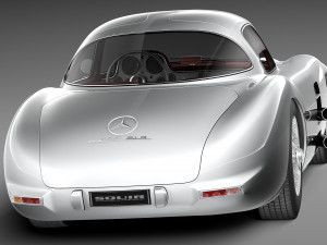 Mercedes-Benz 300 SLR 1955 3D Model
