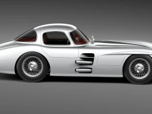Mercedes-Benz 300 SLR 1955 3D Model