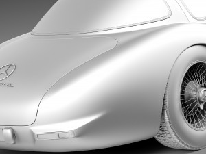 Mercedes-Benz 300 SLR 1955 3D Model