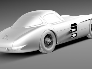 Mercedes-Benz 300 SLR 1955 3D Model