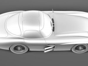 Mercedes-Benz 300 SLR 1955 3D Model