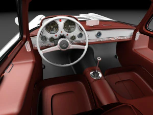 Mercedes-Benz 300 SLR 1955 3D Model