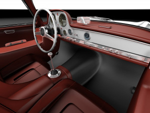 Mercedes-Benz 300 SLR 1955 3D Model